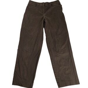 Vintage Talbots Petites Pants Womens 12P Brown Stretch Chinos Grandpacore Y2K